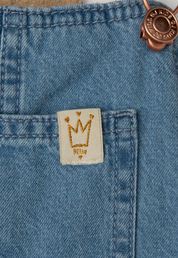 Детский комбинезон джинсовый Gloria Jeans цвет синий  Фото 3