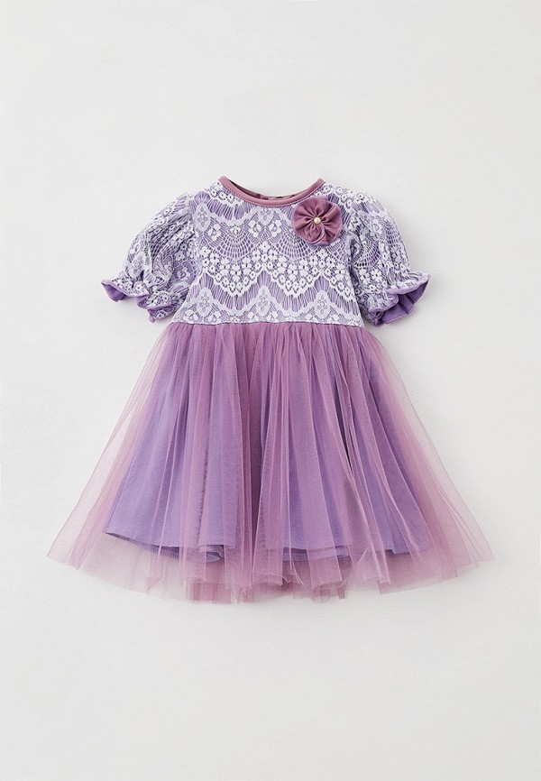 Платье Trendyco Kids фиолетового цвета