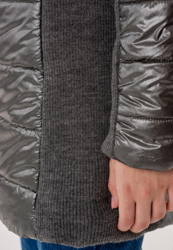 Куртка для девочки утепленная Талви цвет серый  Фото 7