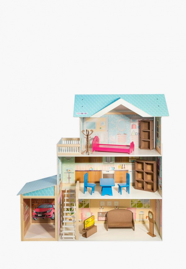 Дом для куклы Paremo Беатрис Гранд, с мебелью 11 предметов, для кукол 30 см