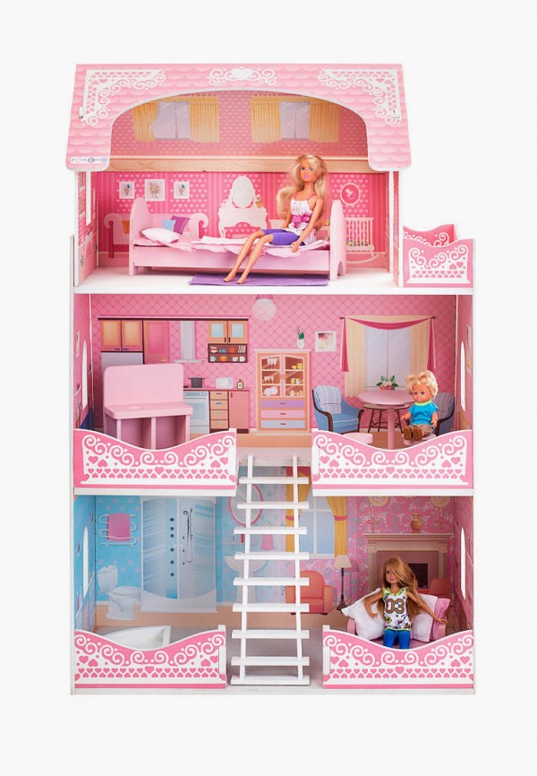 Дом для куклы Paremo Адель Шарман, с мебелью 7 предметов, для кукол 20 см