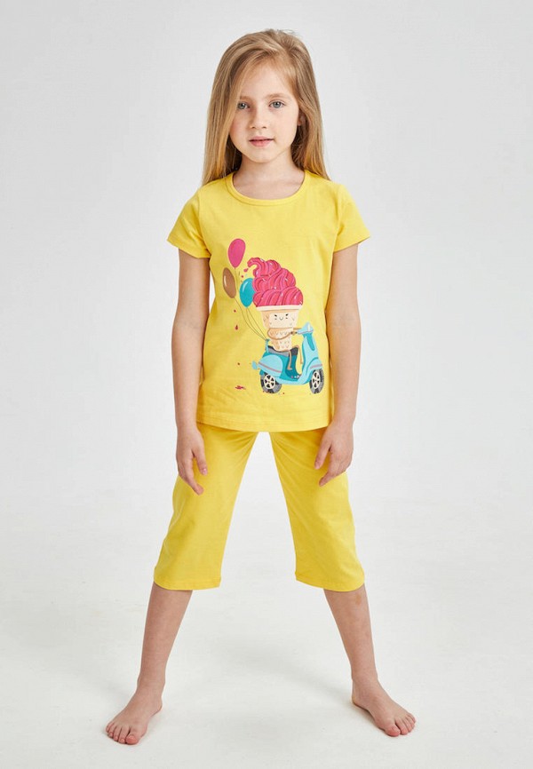 Пижама для девочки Kogankids цвет желтый  Фото 8