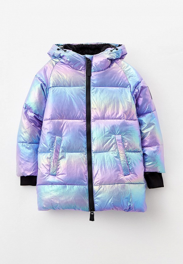Куртка для девочки утепленная Smena цвет разноцветный 