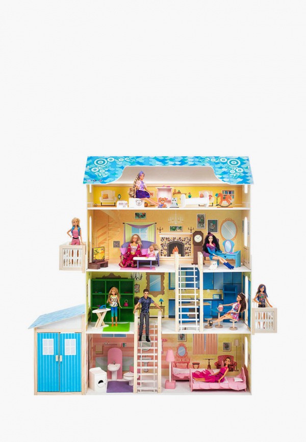 Дом для куклы Paremo Лира, с мебелью 28 предметов