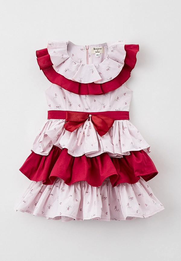 Платья для девочки Bonjour Bebe цвет розовый 