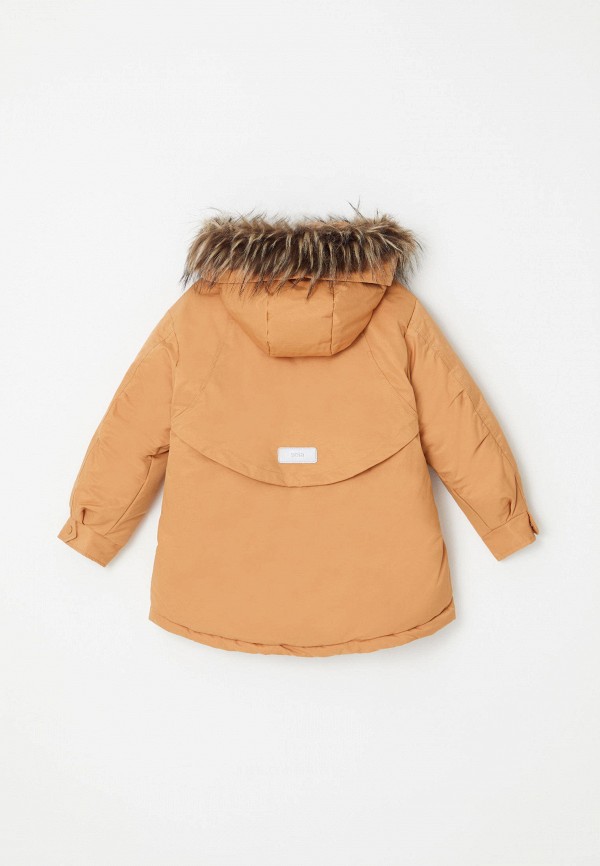 Куртка для девочки утепленная Sela цвет оранжевый  Фото 2