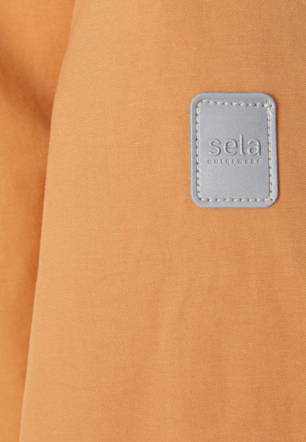 Куртка для девочки утепленная Sela цвет оранжевый  Фото 3