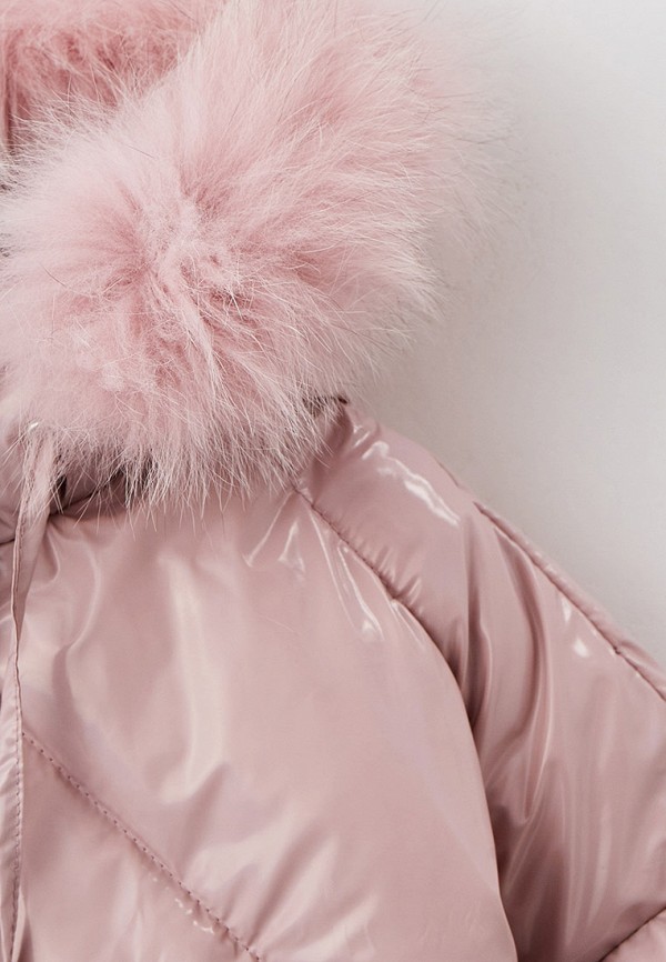 Куртка для девочки утепленная АксАрт цвет розовый  Фото 3