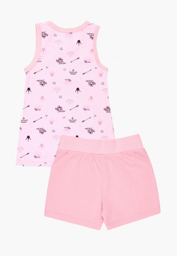 Пижама для девочки Lucky Child цвет розовый  Фото 2