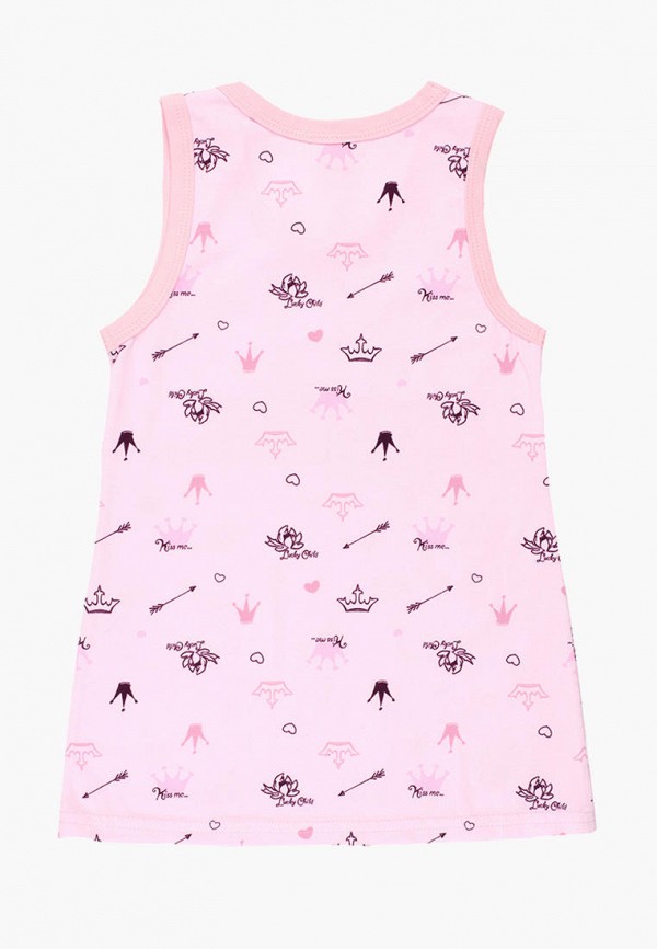 Пижама для девочки Lucky Child цвет розовый  Фото 4