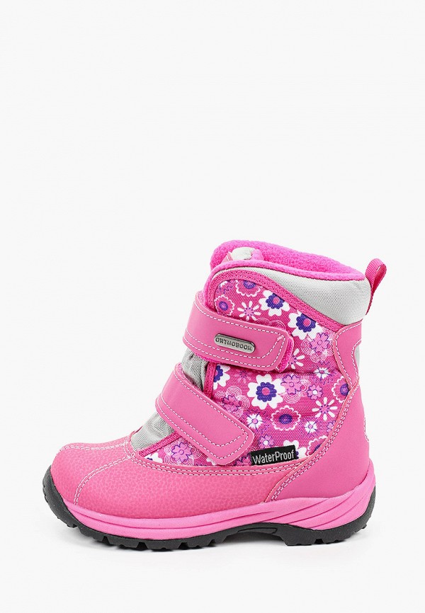 Ботинки для девочки Orthoboom цвет розовый 