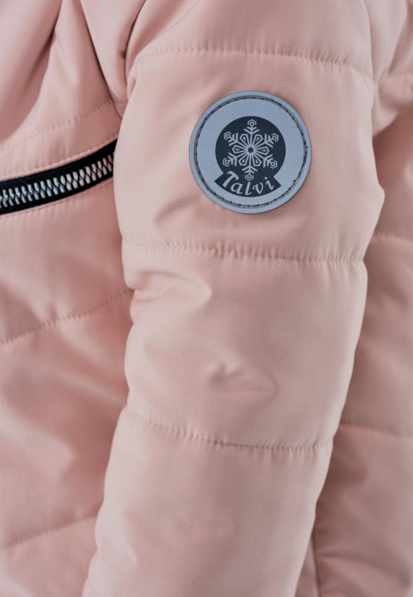 Куртка для девочки утепленная Талви цвет розовый  Фото 4