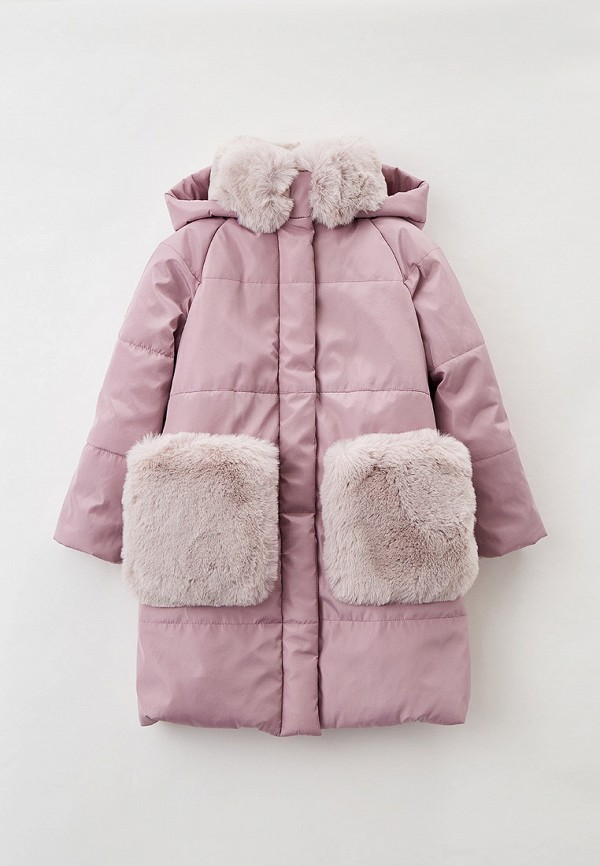 Куртка для девочки утепленная Smith's brand цвет розовый 