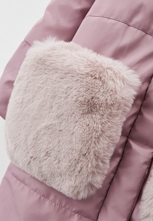 Куртка для девочки утепленная Smith's brand цвет розовый  Фото 3
