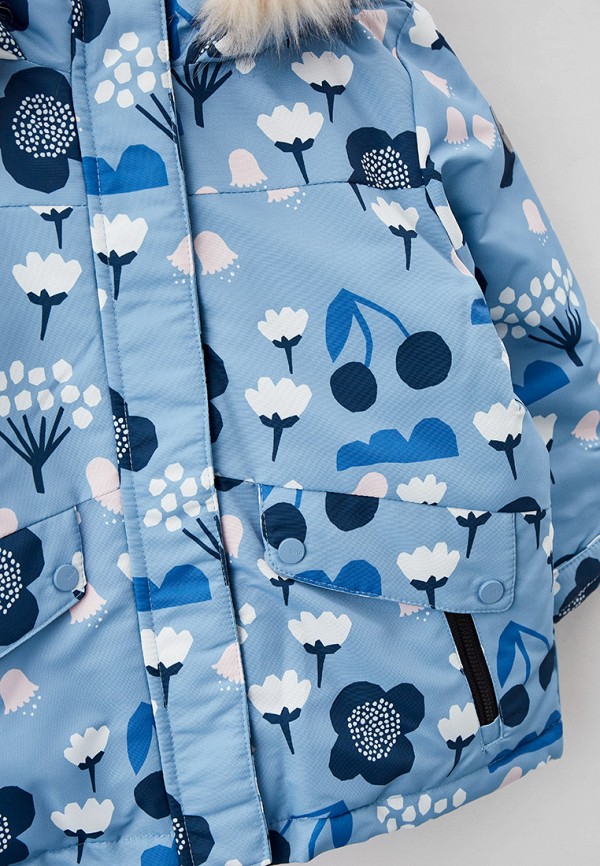 Куртка для девочки утепленная Sela цвет голубой  Фото 3
