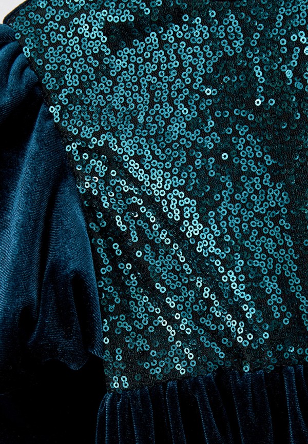 Платья для девочки Smena цвет бирюзовый  Фото 3
