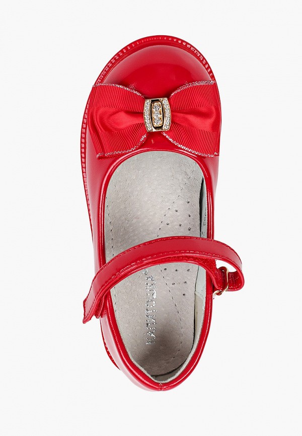 Туфли для девочки Капитошка цвет красный  Фото 4