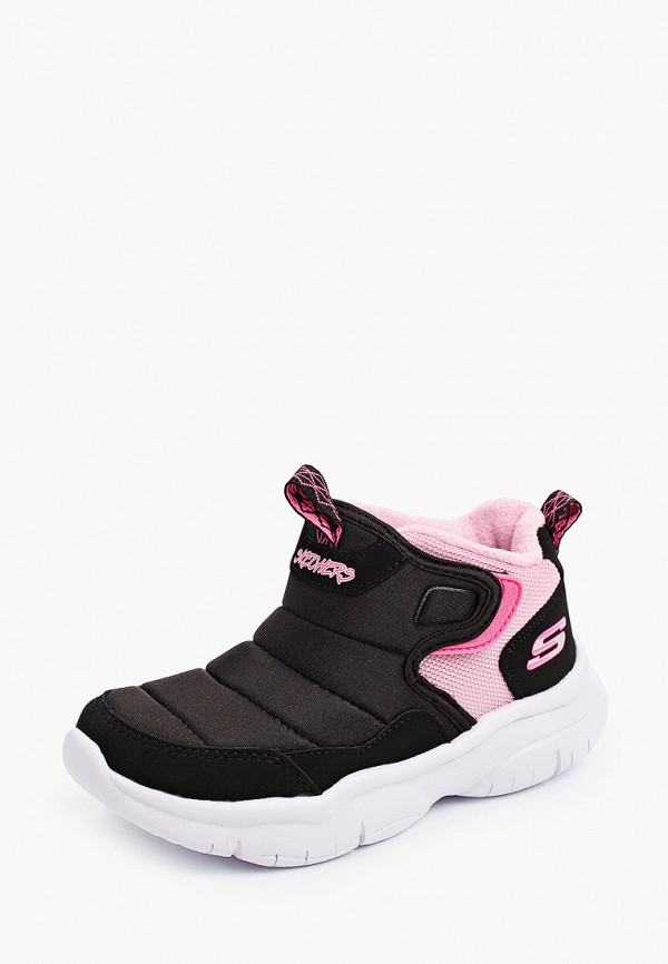 Кроссовки для девочки Skechers цвет черный  Фото 2