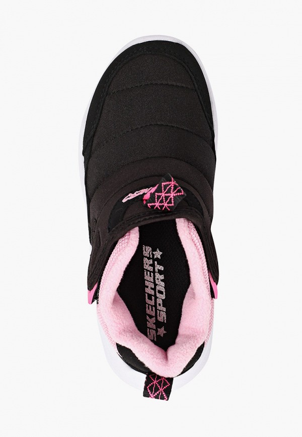 Кроссовки для девочки Skechers цвет черный  Фото 4