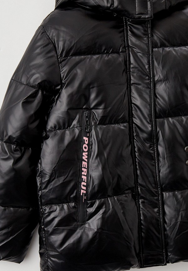 Куртка для девочки утепленная Fobs цвет черный  Фото 3