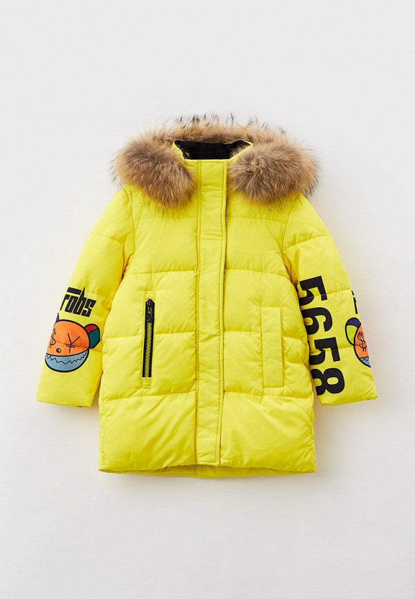 Куртка для девочки утепленная Fobs цвет желтый 