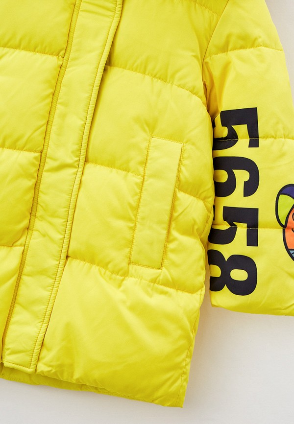 Куртка для девочки утепленная Fobs цвет желтый  Фото 3