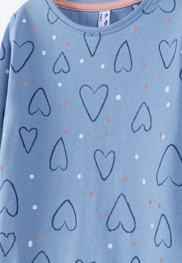 Платья для девочки 5.10.15 цвет голубой  Фото 3