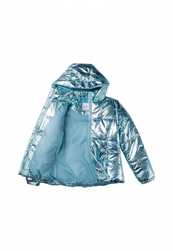 Куртка для девочки утепленная 5.10.15 цвет бирюзовый  Фото 2