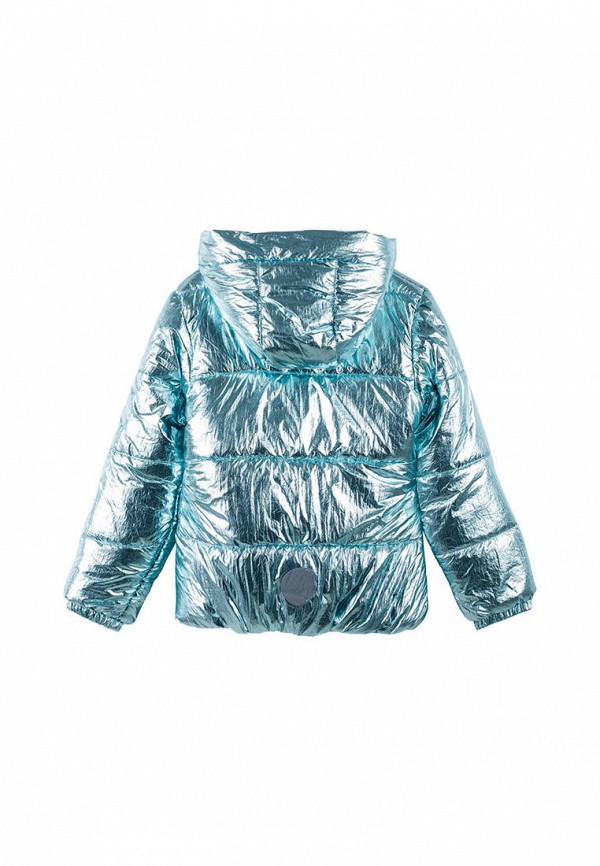 Куртка для девочки утепленная 5.10.15 цвет бирюзовый  Фото 5