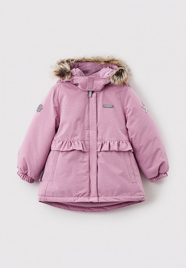 Куртка для девочки утепленная Kerry цвет розовый 
