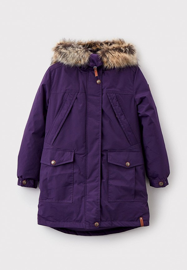 Куртка для девочки утепленная Kerry цвет фиолетовый 
