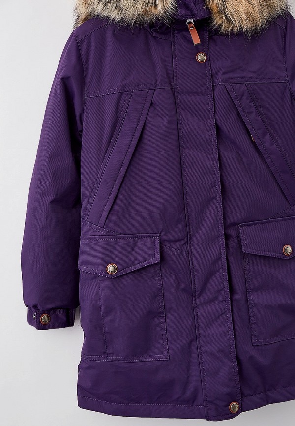 Куртка для девочки утепленная Kerry цвет фиолетовый  Фото 3