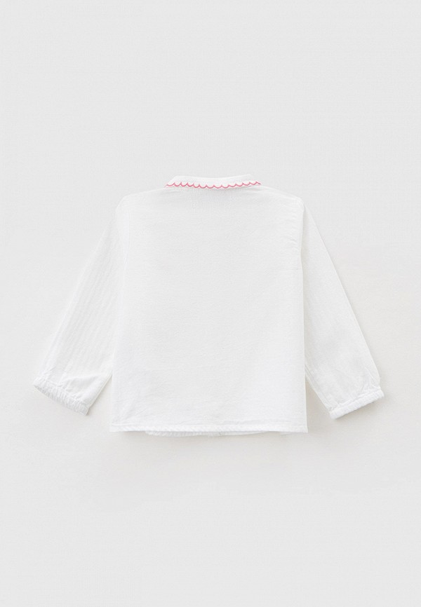 Рубашка для девочки 5.10.15 цвет белый  Фото 2