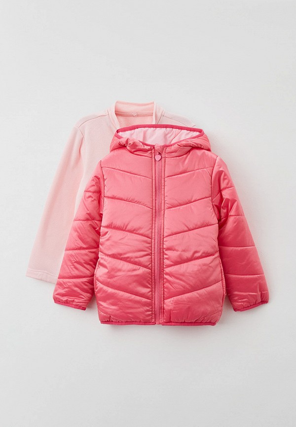 Куртка для девочки и олимпийка 5.10.15 цвет розовый 