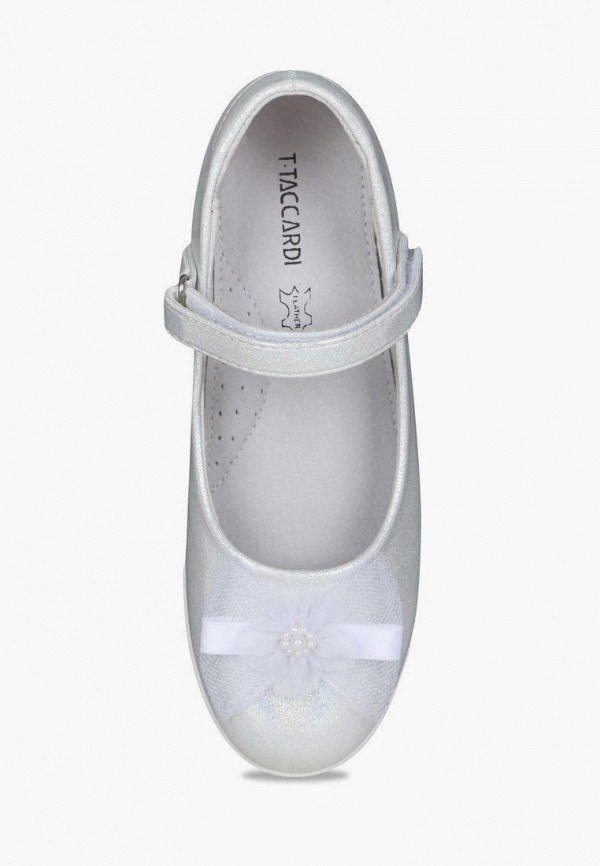 Туфли для девочки T.Taccardi цвет серебряный  Фото 2