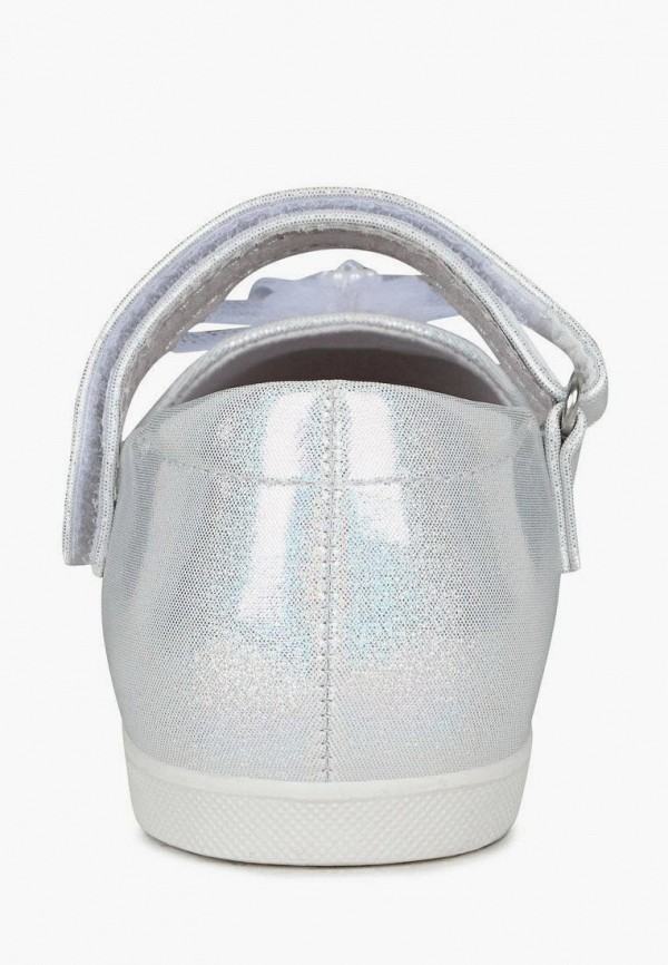Туфли для девочки T.Taccardi цвет серебряный  Фото 4
