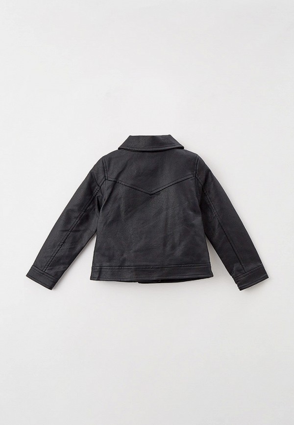 Куртка для девочки кожаная DeFacto цвет черный  Фото 2