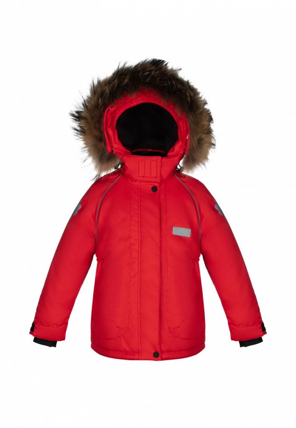 Куртка для девочки утепленная Stylish Amadeo цвет красный 
