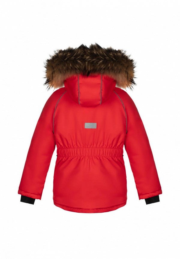 Куртка для девочки утепленная Stylish Amadeo цвет красный  Фото 2