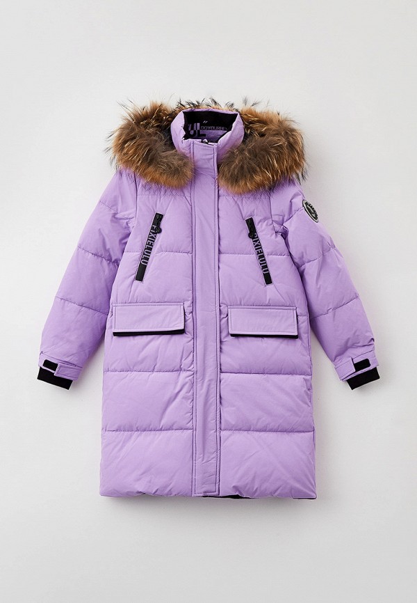 Куртка для девочки утепленная Vitacci цвет фиолетовый 