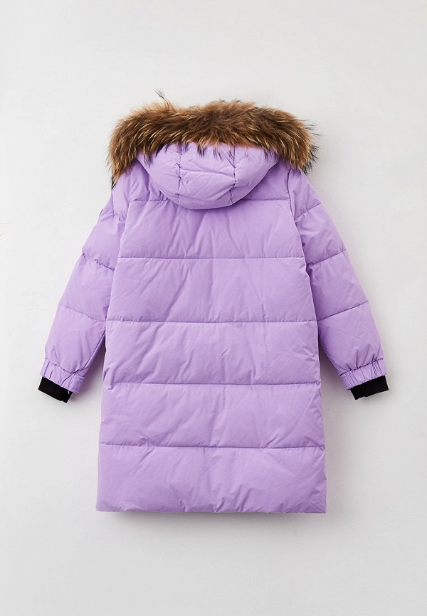 Куртка для девочки утепленная Vitacci цвет фиолетовый  Фото 2