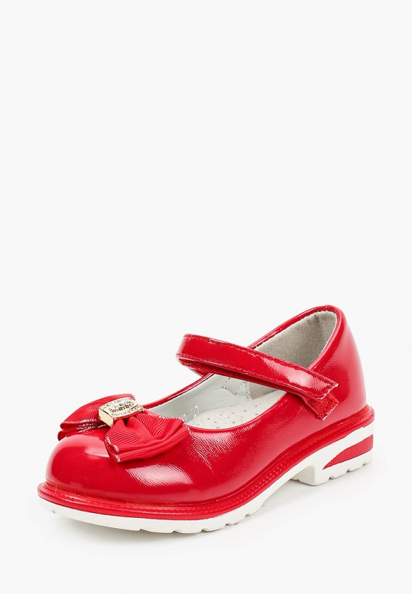Туфли для девочки Капитошка цвет красный  Фото 2