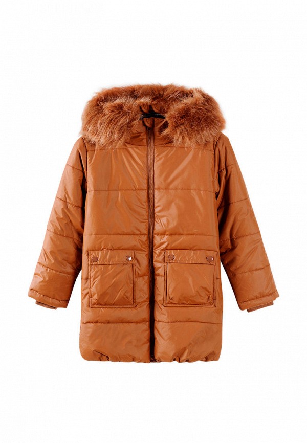 Куртка для девочки утепленная 5.10.15 цвет оранжевый 