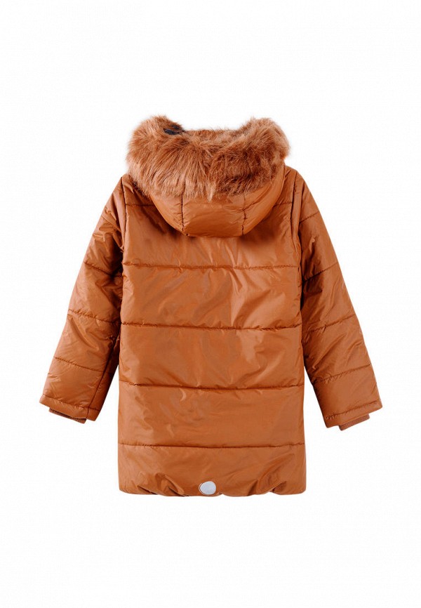 Куртка для девочки утепленная 5.10.15 цвет оранжевый  Фото 2