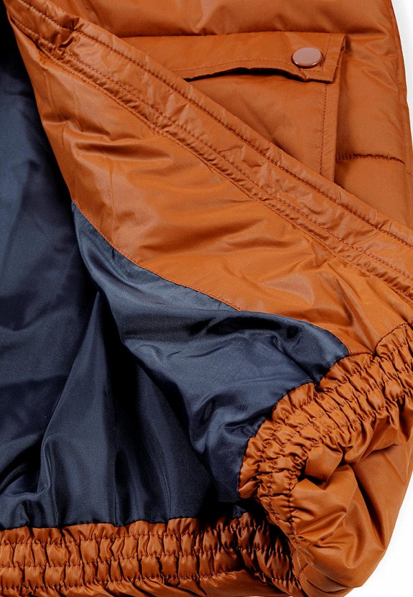 Куртка для девочки утепленная 5.10.15 цвет оранжевый  Фото 4