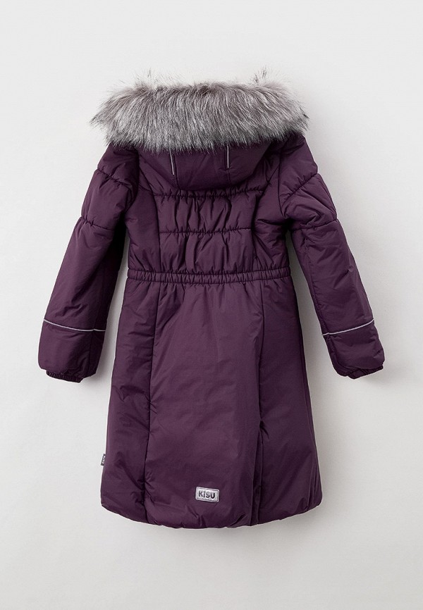 Куртка для девочки утепленная Kisu цвет фиолетовый  Фото 2