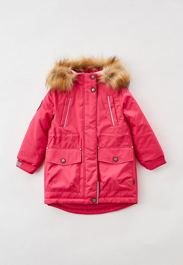 Куртка для девочки утепленная Kisu цвет розовый 