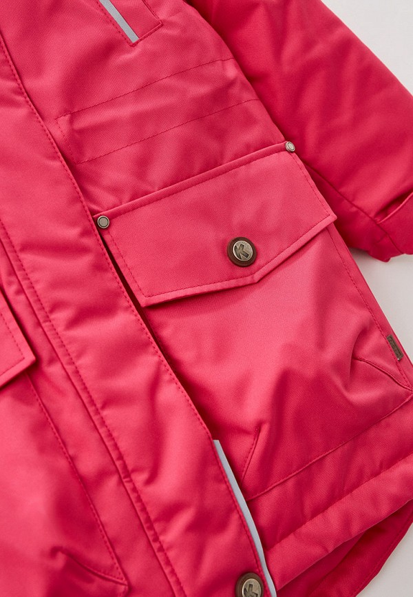 Куртка для девочки утепленная Kisu цвет розовый  Фото 3