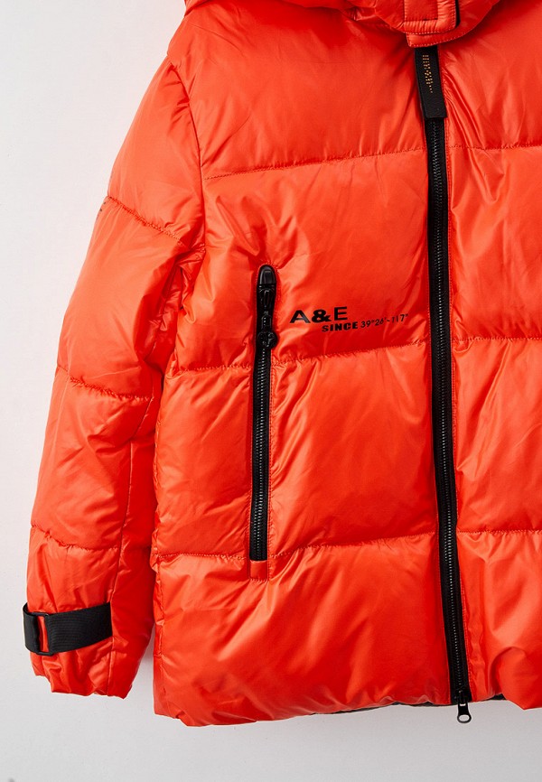 Куртка для девочки утепленная Vitacci цвет оранжевый  Фото 3