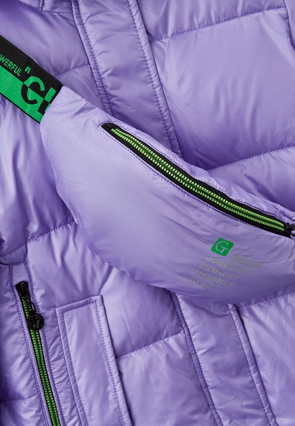 Куртка для девочки утепленная и сумка Vitacci цвет фиолетовый  Фото 3